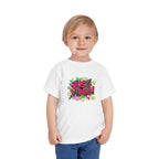 Toddler Tee - "Just Vibes!" Colorful Retro Graphic Kids T‑Shirt