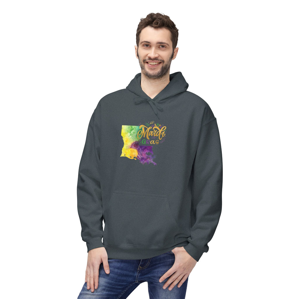 New Mexico Watercolor 'Amarillo' Hoodie — Southwestern State Pride Pullover