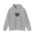Distressed Drip Heart Hoodie | Soft Grunge Hearts, punk heart design