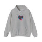 Distressed Drip Heart Hoodie | Soft Grunge Hearts, punk heart design