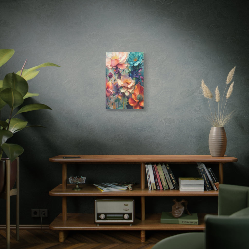 Floral Dreamscape Matte Canvas Print — Stretched 1.25"