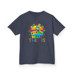 Kids T-Shirt — "I Have No Idea What This Is" Colorful Retro Toy Graphic