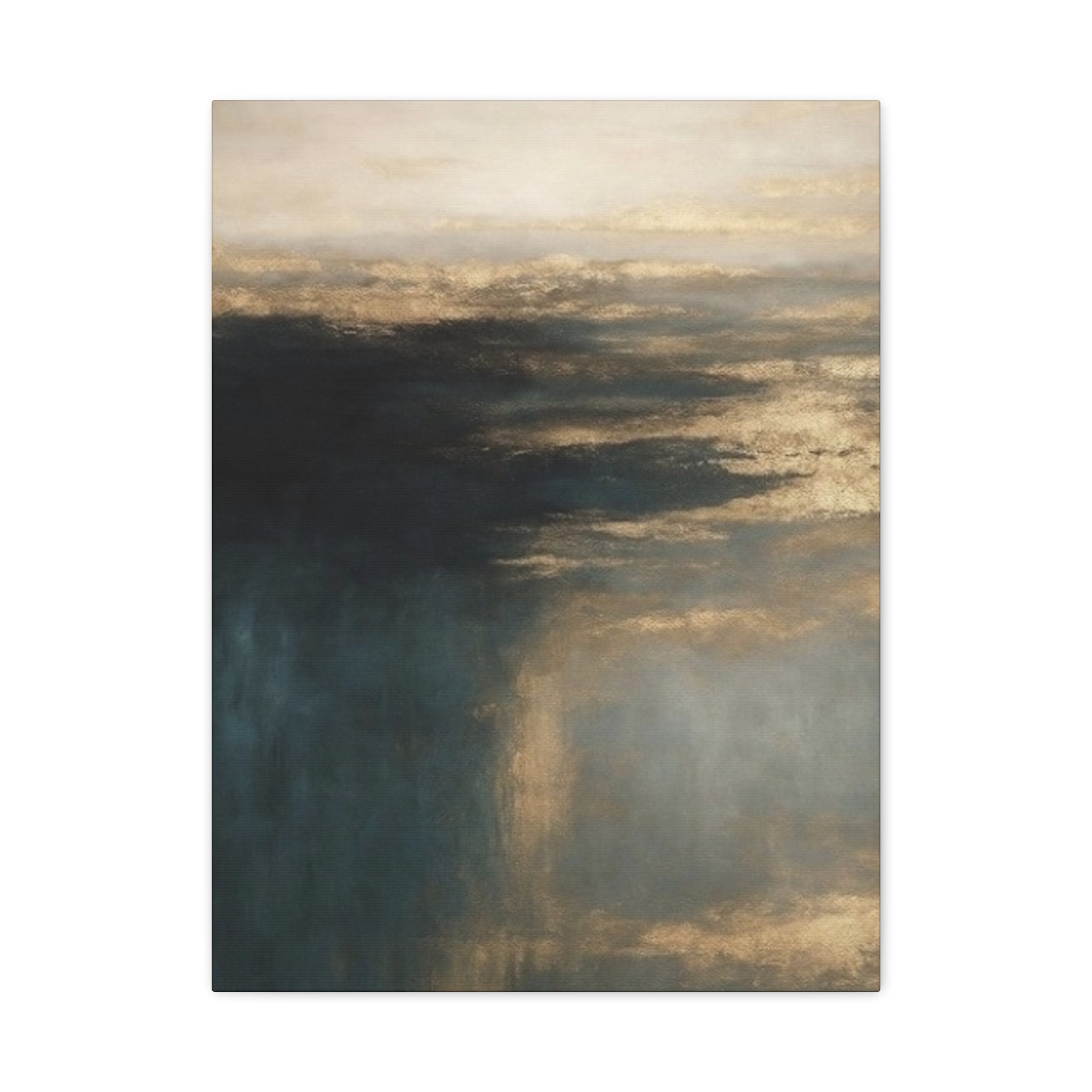 Abstract Stormy Seascape Canvas
