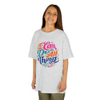 Kids T‑Shirt — "I Can Do All Things" Inspirational Rainbow Tee