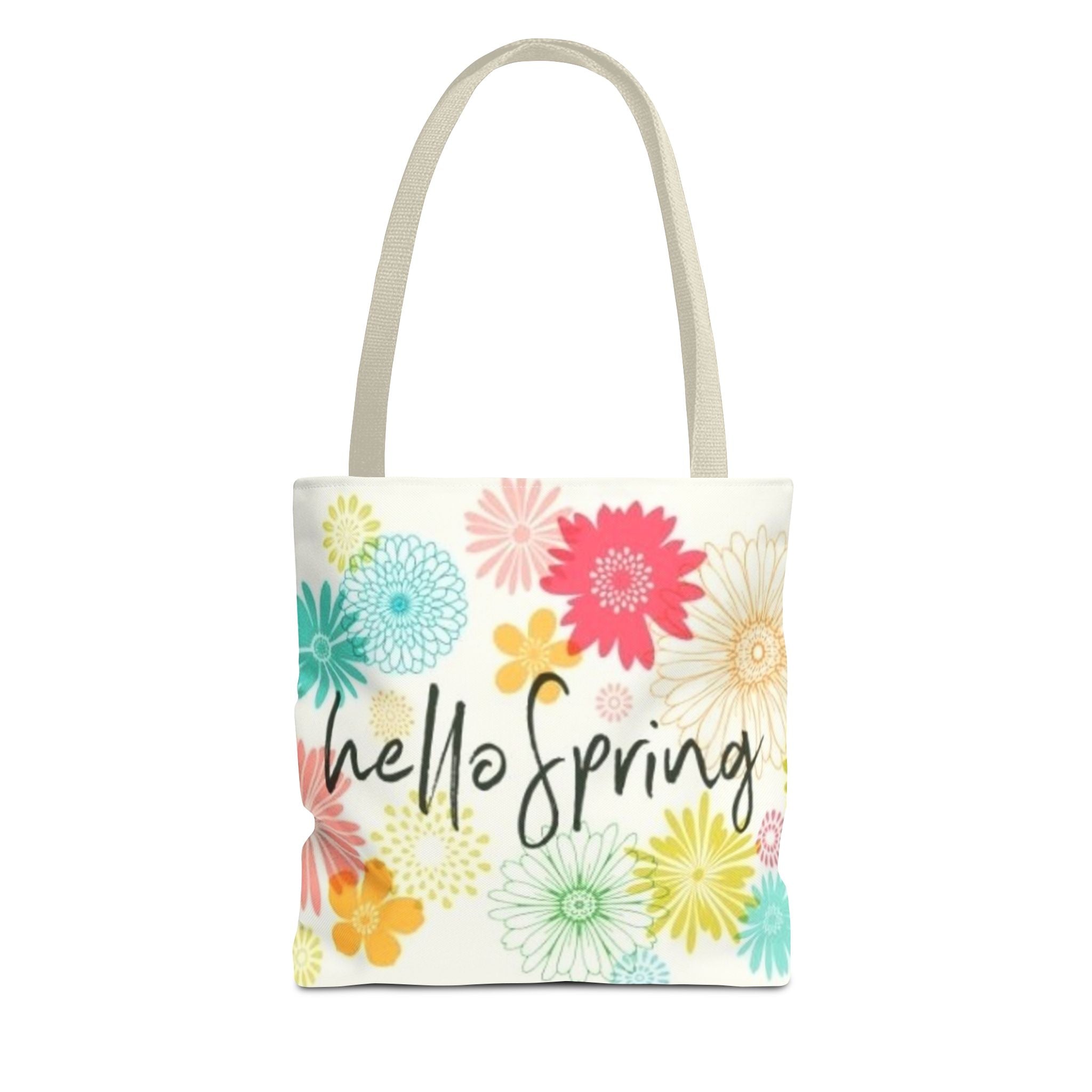Hello Spring Floral Tote