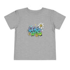 Toddler Tee - "Stay Wild" Graffiti Daisy Cute Kids T-Shirt