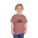 Toddler Tee - "Just Vibes!" Colorful Retro Graphic Kids T‑Shirt
