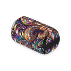 Fleur-de-Lis Can Cooler – Jewel-Tone Mardi Gras Beverage Koozie