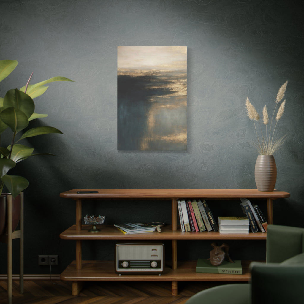 Abstract Stormy Seascape Canvas