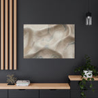 Abstract Neutral Marble Canvas Wall Art — Matte Stretched 1.25"