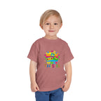 Toddler Tee — "I Have No Idea What This Is" Colorful Retro Toy Graphic