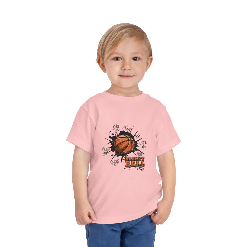 Toddler Basketball Tee - 'Future MVP' Graphic Kids Shirt