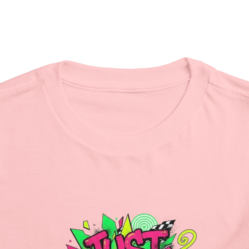 Toddler Tee - "Just Vibes!" Colorful Retro Graphic Kids T‑Shirt