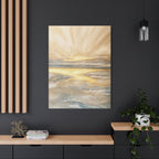 Golden Sunrise Seascape Canvas