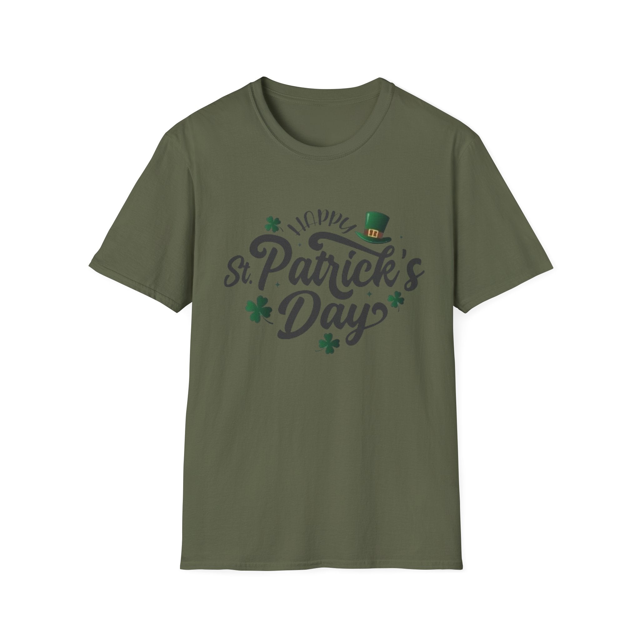 St. Patrick's Day T-Shirt – Lucky Shamrock & Leprechaun Hat Tee