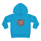 Toddler Hoodie — 'Dance Like a Weird' Colorful Graffiti Pullover