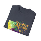 Mardi Gras Louisiana Watercolor T-Shirt — Happy Mardi Gras Celebration Tee