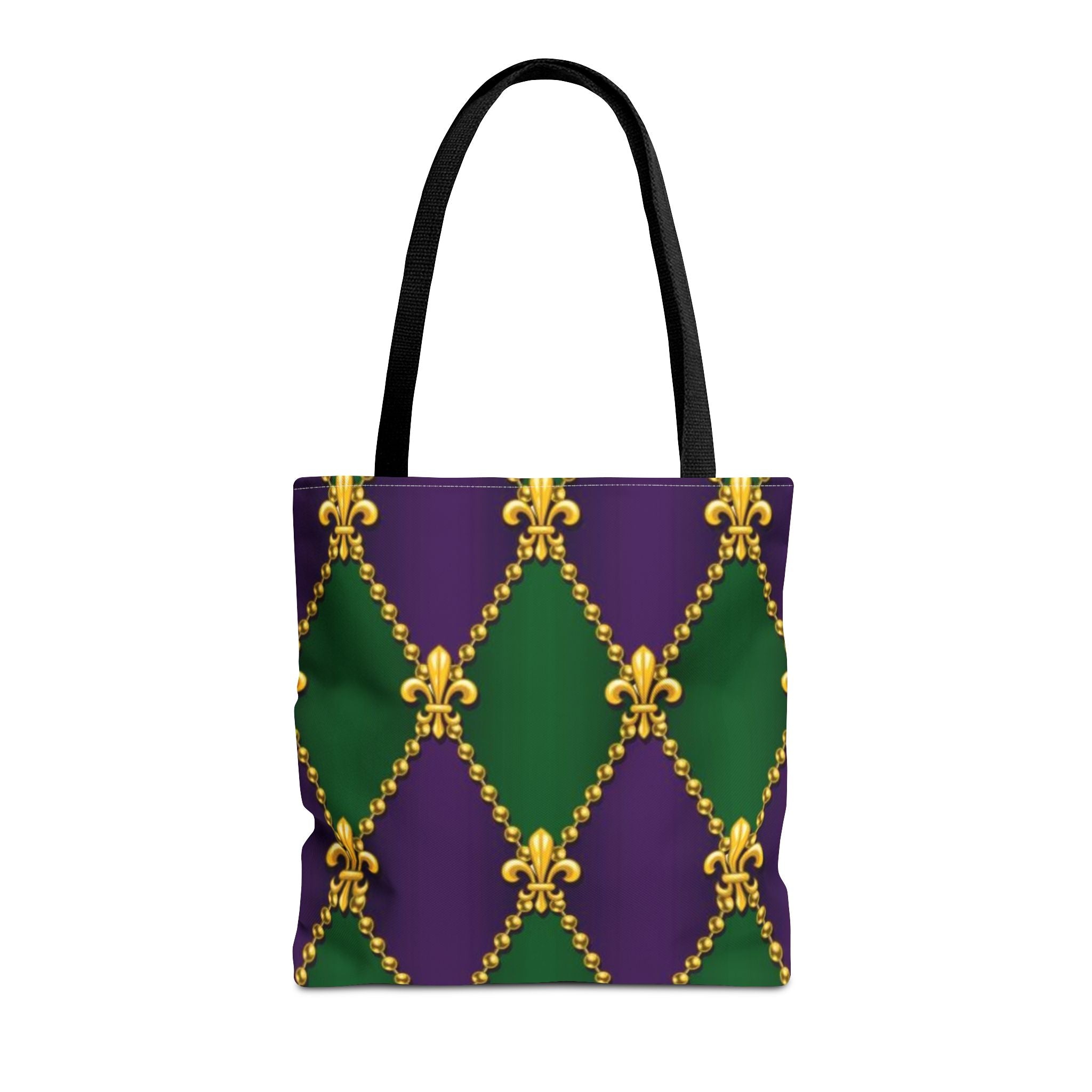 Mardi Gras Fleur-de-Lis Diamond Tote