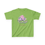 Kids T-Shirt — Watercolor Mardi Gras Mask Design