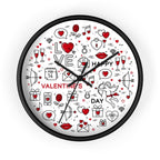 Valentine's Day Wall Clock — Love Icons Decorative Clock
