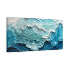 Ocean Waves Texture Matte Canvas Print