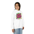Youth Hoodie - "Just Vibes" Neon Graffiti Pullover