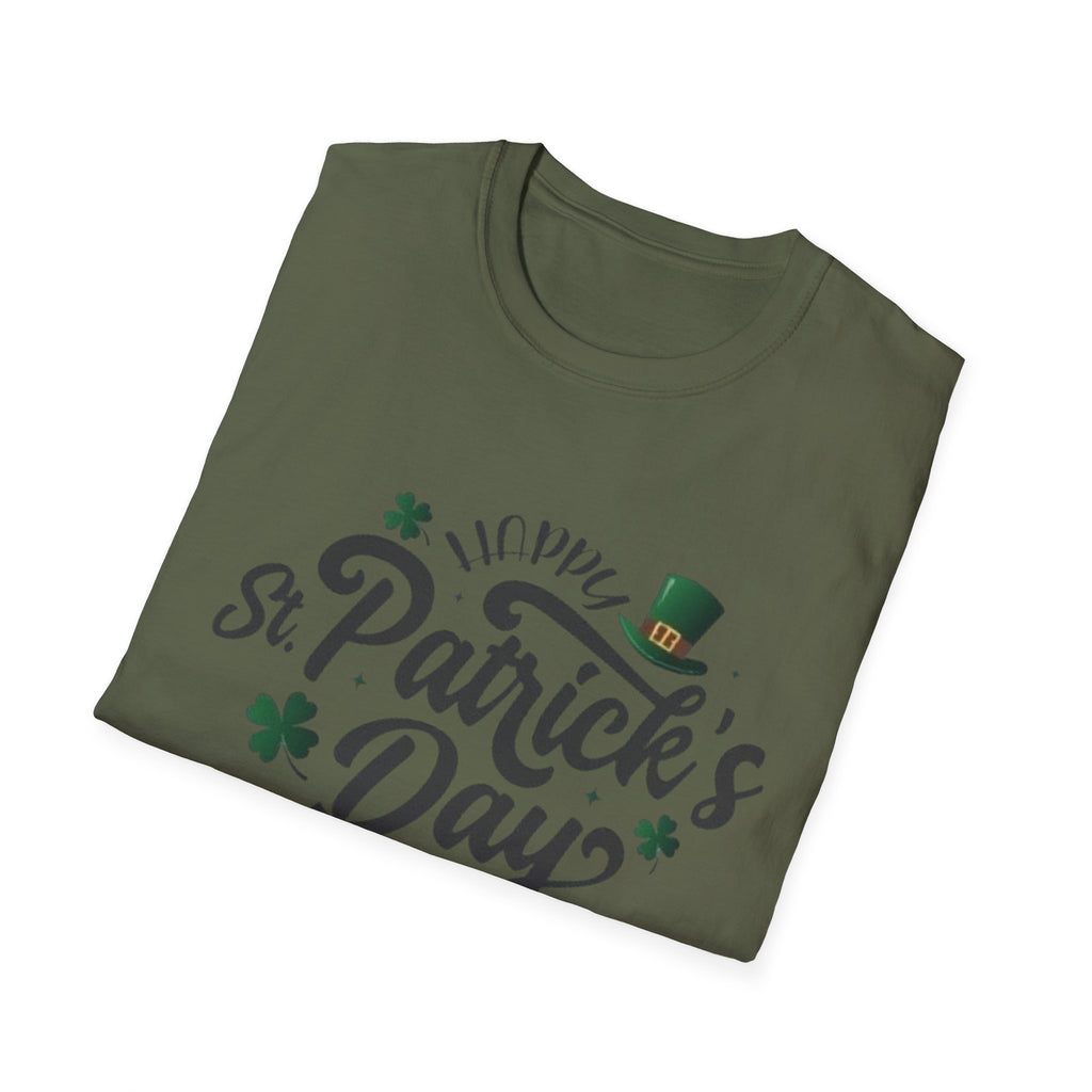 St. Patrick's Day T-Shirt – Lucky Shamrock & Leprechaun Hat Tee