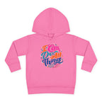 Toddler Pullover Fleece Hoodie- "I Can Do All Things"