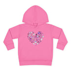 Toddler Heart Doodle Hoodie – Pink Love Icons Pullover