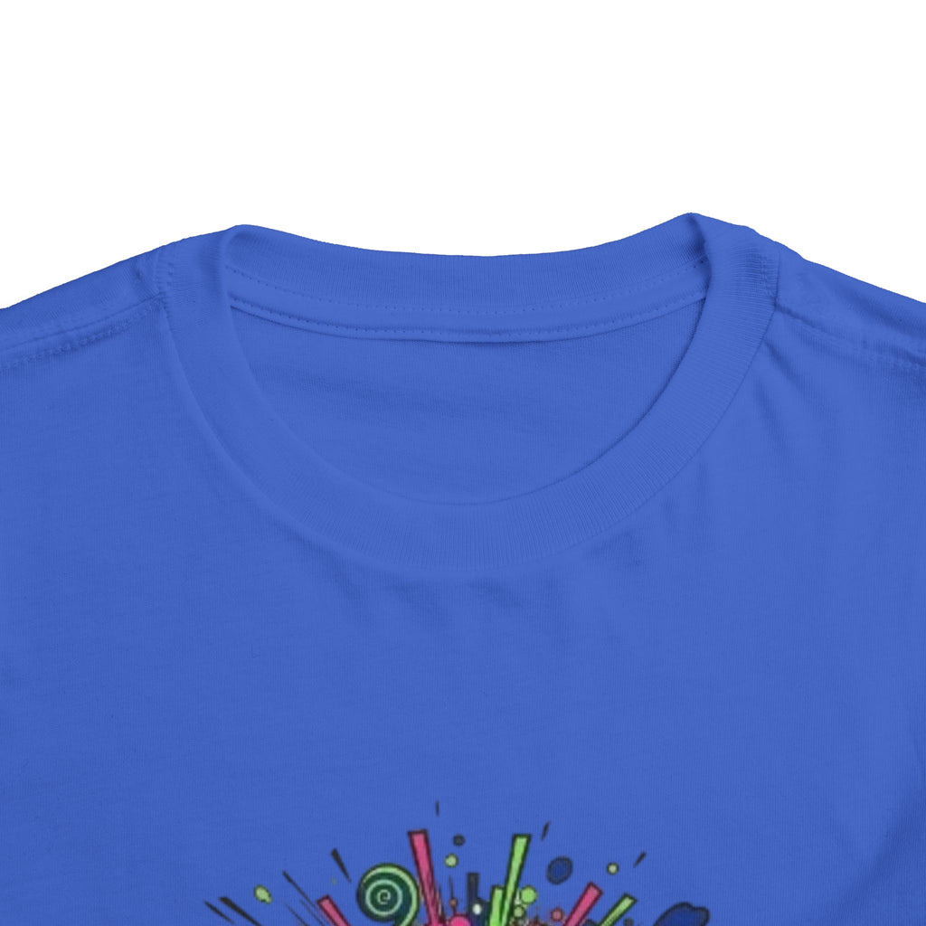 Toddler Tee — 'Embrace Your Weird' Colorful Graffiti Kids Shirt