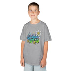 Kids Tee — "Stay Wild" Graffiti Daisy Graphic