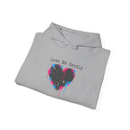 Distressed Drip Heart Hoodie | Soft Grunge Hearts, punk heart design