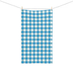 Blue Gingham Hand Towel — Classic Check Kitchen & Bathroom Accent