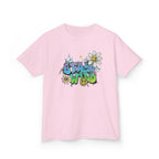Kids Tee — "Stay Wild" Graffiti Daisy Graphic