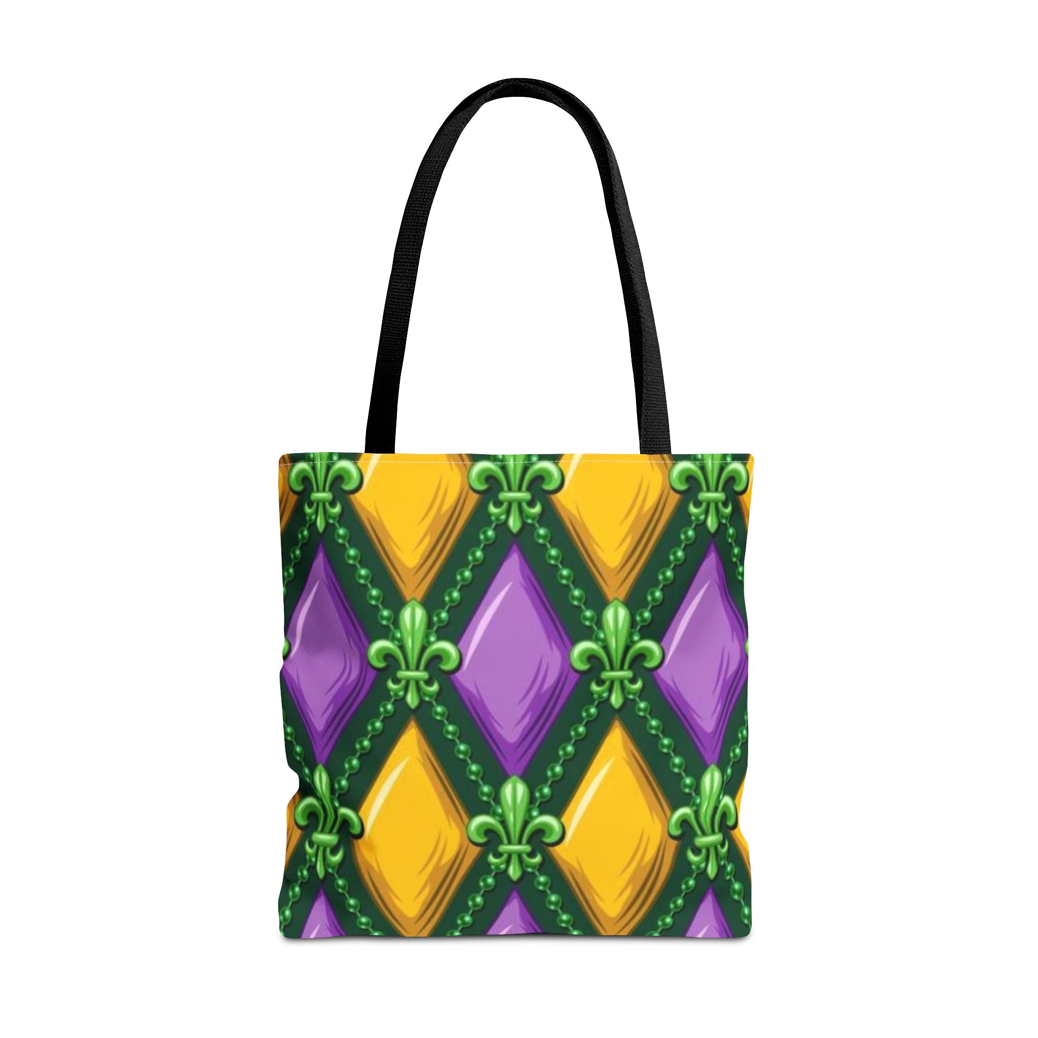 Mardi Gras Diamond Pattern Tote