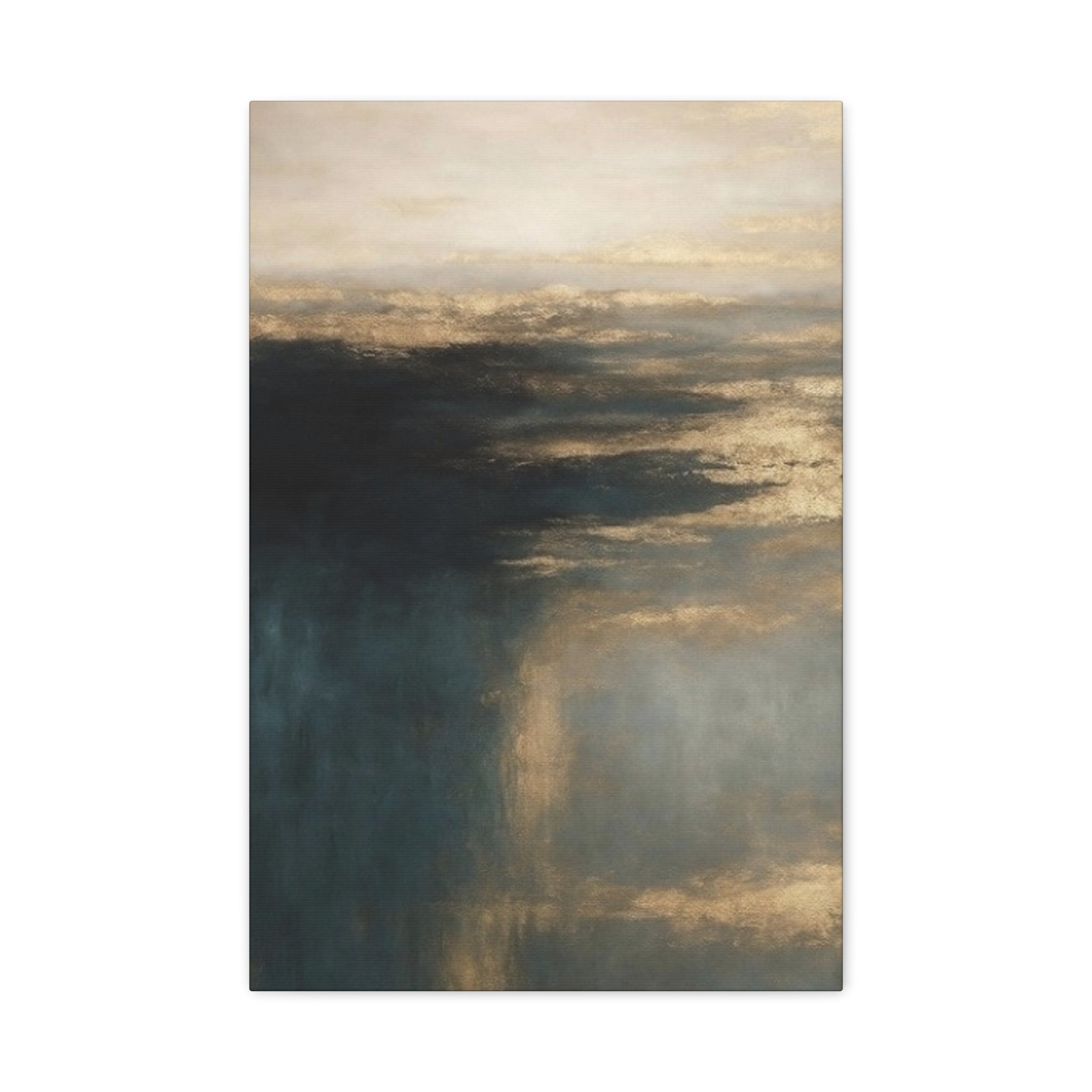 Abstract Stormy Seascape Canvas
