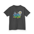 Kids Tee — "Stay Wild" Graffiti Daisy Graphic