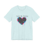 Distressed Graffiti Heart Tee | grunge heart shirt, punk heart design