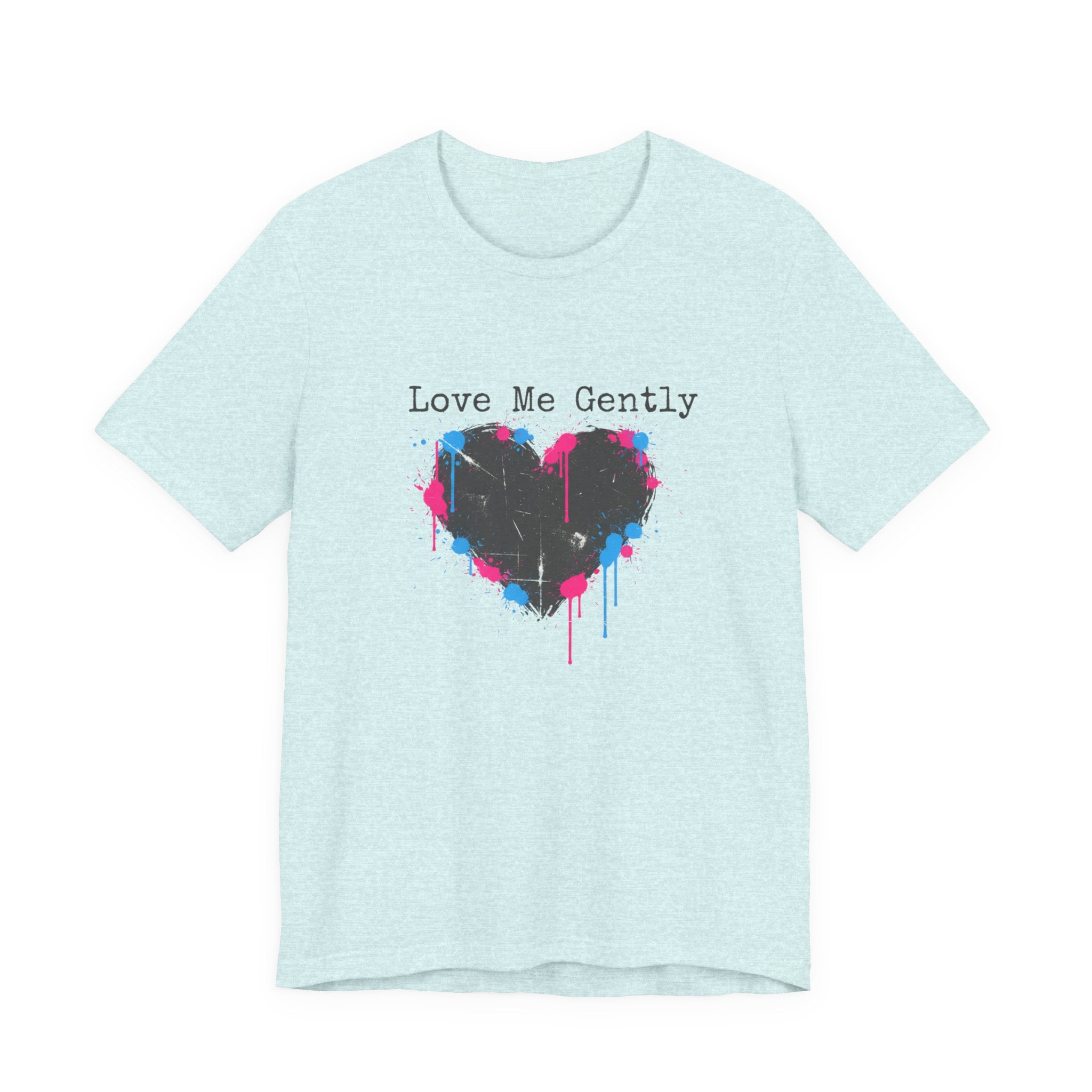 Distressed Graffiti Heart Tee | grunge heart shirt, punk heart design