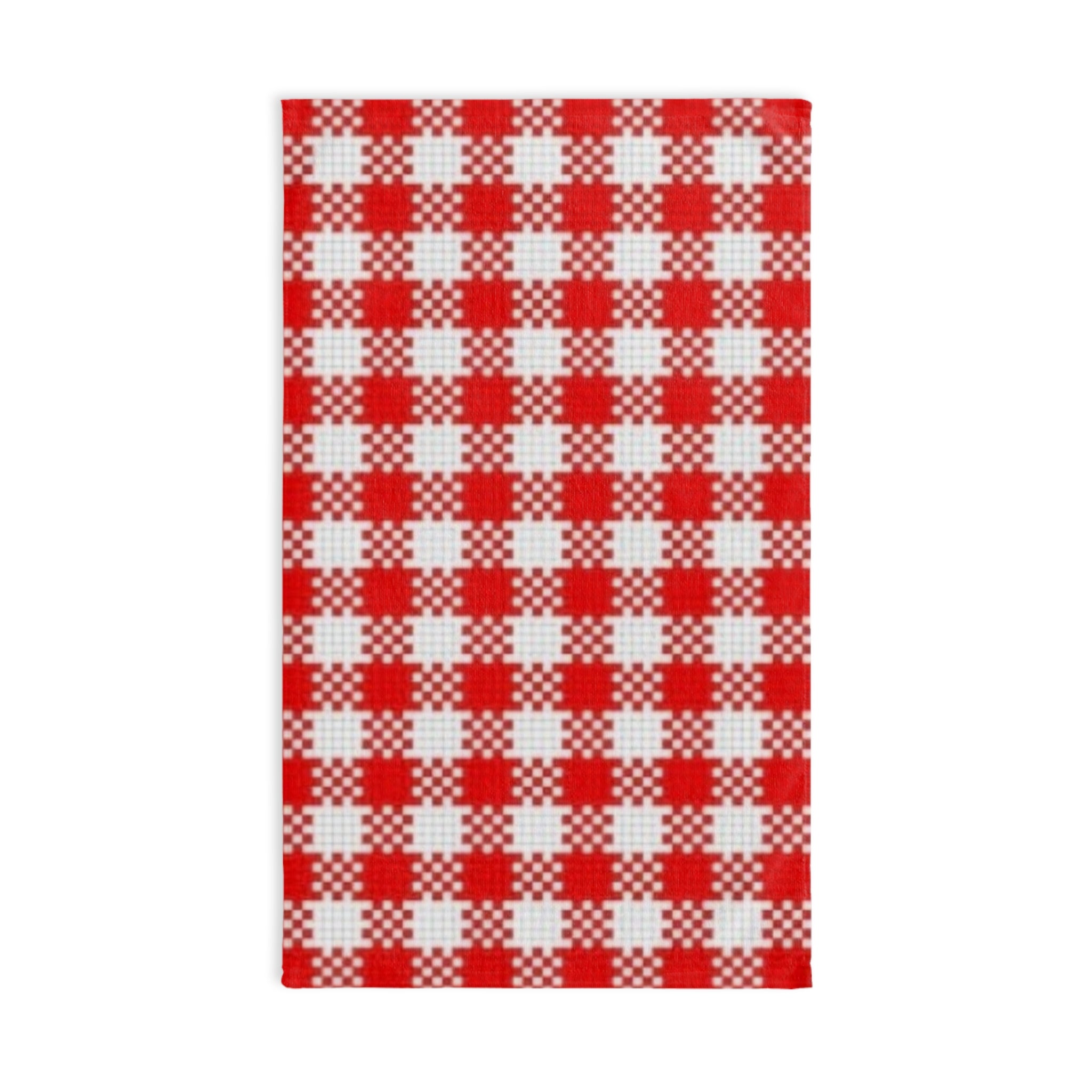 Red Buffalo Check Hand Towel — Farmhouse Kitchen Plaid
