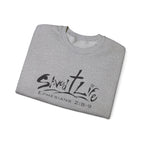 Christian 'Saved Life' Crewneck Sweatshirt — Ephesians 2:8-9 Faith Pullover