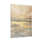 Golden Sunrise Seascape Canvas