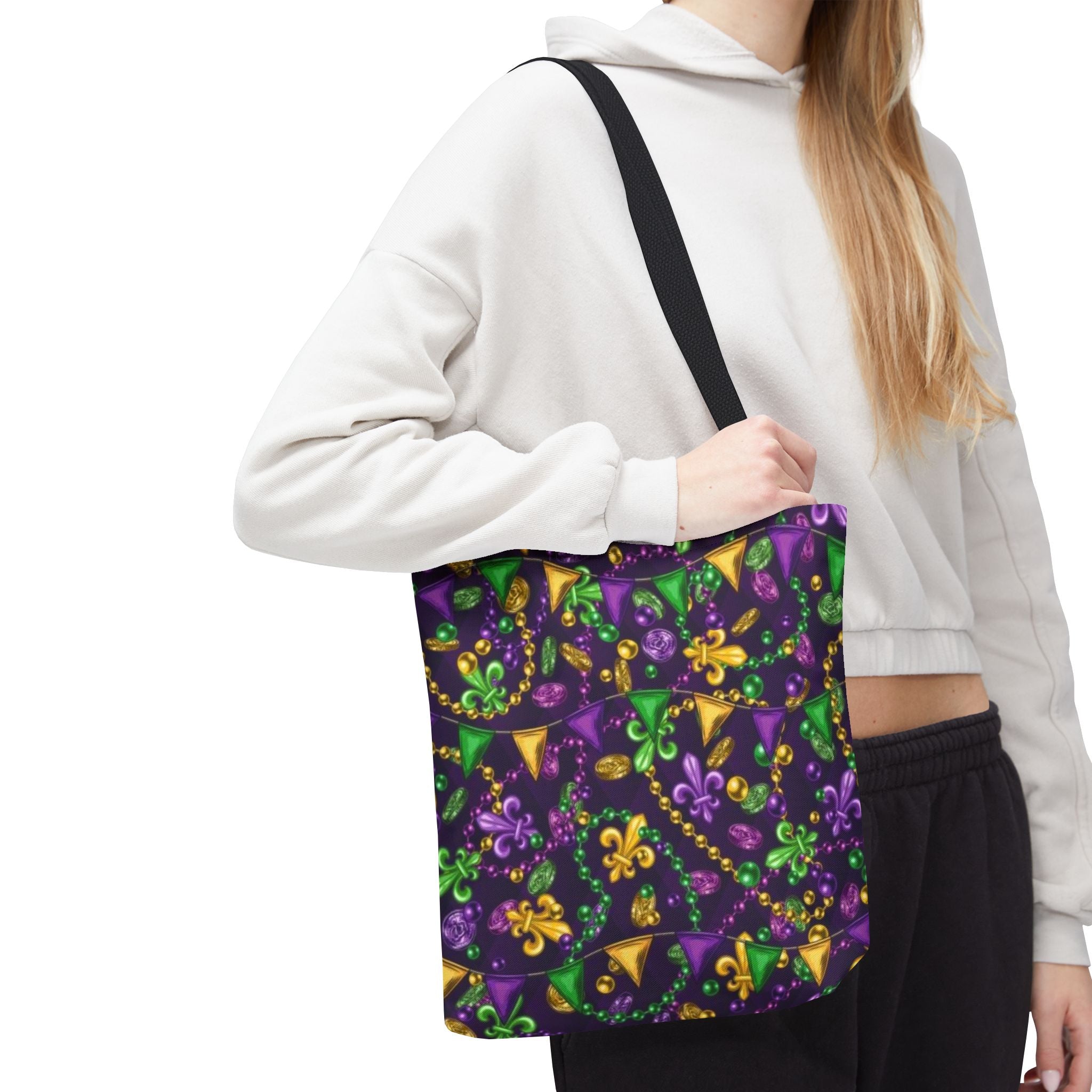 Mardi Gras Fleur-de-Lis Tote