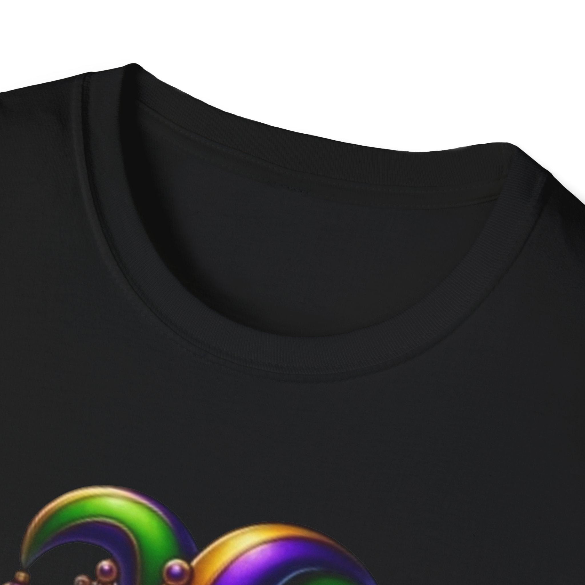 Mardi Gras Jester Alligator T-Shirt — Carnival Croc Graphic Tee