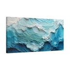 Ocean Waves Texture Matte Canvas Print