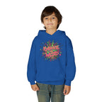 Youth Hoodie — "Embrace the Weird" Colorful Graffiti Graphic