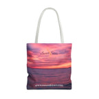 Sunset Beach Tote Bag – "Sweet Skies" Scenic All-Over Print
