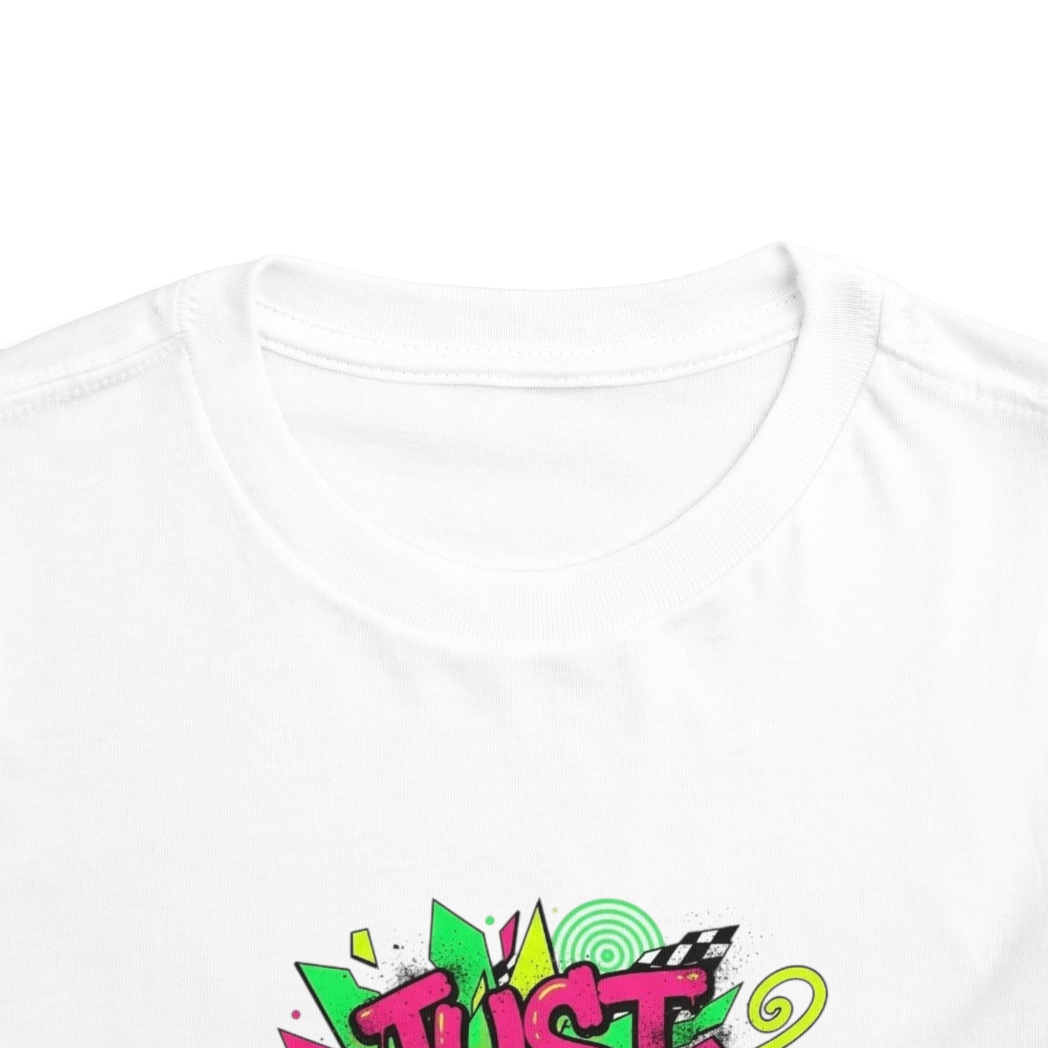 Toddler Tee - "Just Vibes!" Colorful Retro Graphic Kids T‑Shirt