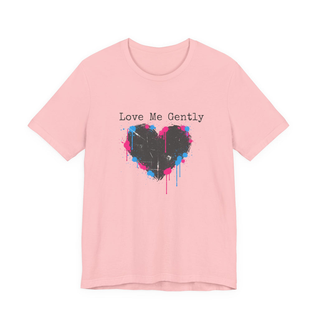 Distressed Graffiti Heart Tee | grunge heart shirt, punk heart design