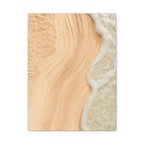 Coastal Beach Canvas Print – Sandy Shoreline Wall Art